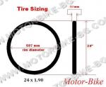 ВЕЛО ГУМА ВЪНШНА 24x1.90 50-507 V66 FLASH STOP THORN (RS) С КАНТ РУБЕНА/МИТАС-2